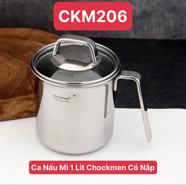 S310 - C206 Ca Nấu Mì Chockmen 1L Kèm Nắp CKM-JY3L11DB [T18]