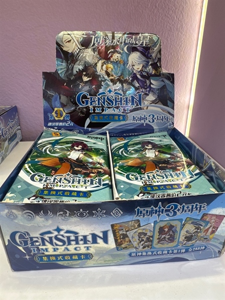 Pack gacha 6 card nhân vật Genshin