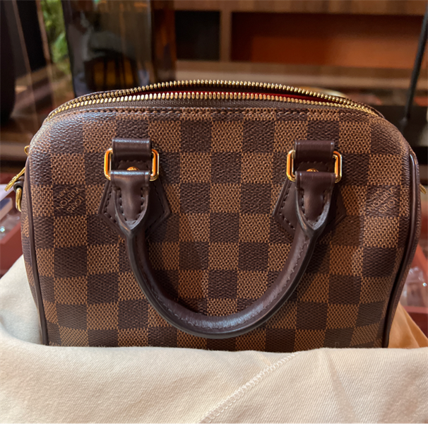 Túi LV ô vuông nâu +