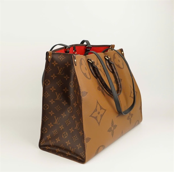 Túi LV Onthego hoa nâu (HC) +