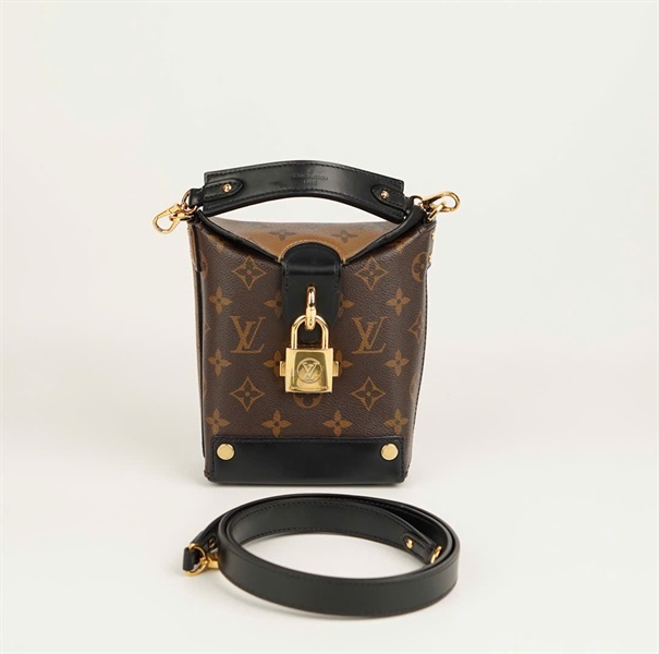 Túi LV Bento Box hoa nâu (HC) +