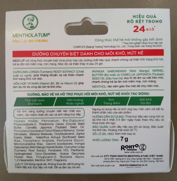 Son dưỡng Medi Lip Balm 7g - Rohto 3