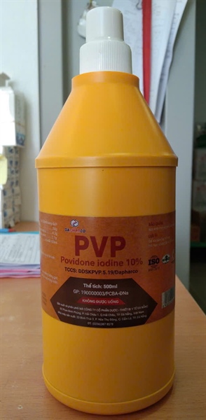 Povidone iodine 10% 500ml - TBYT Đà Nẵng