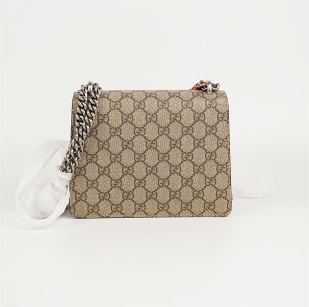 Túi GG Dionysus đầu rồng màu nâu size 20 +