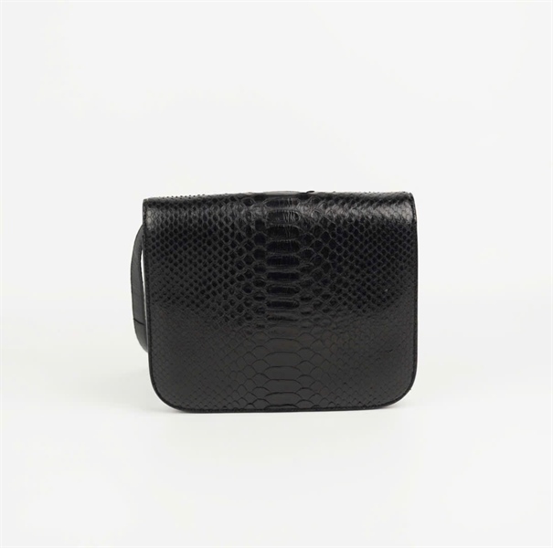 Túi Celine Classic Box Lizard da trăn màu đen size 23 KG+