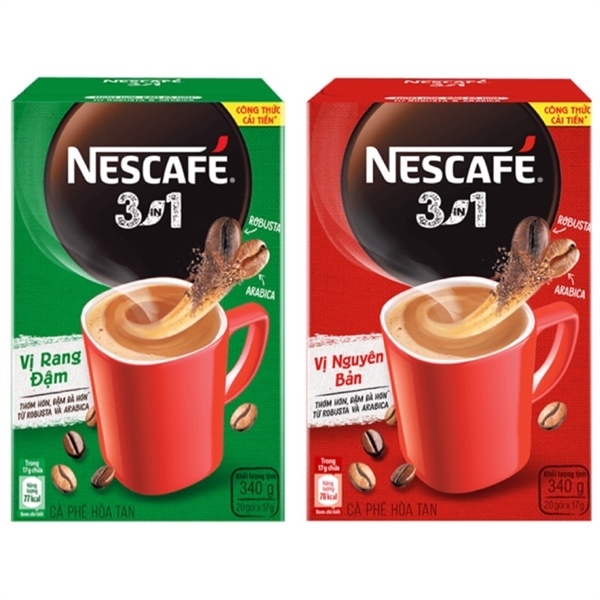 Cà Phê Hoà Tan Nescafe 3in1 hộp 288g Đỏ