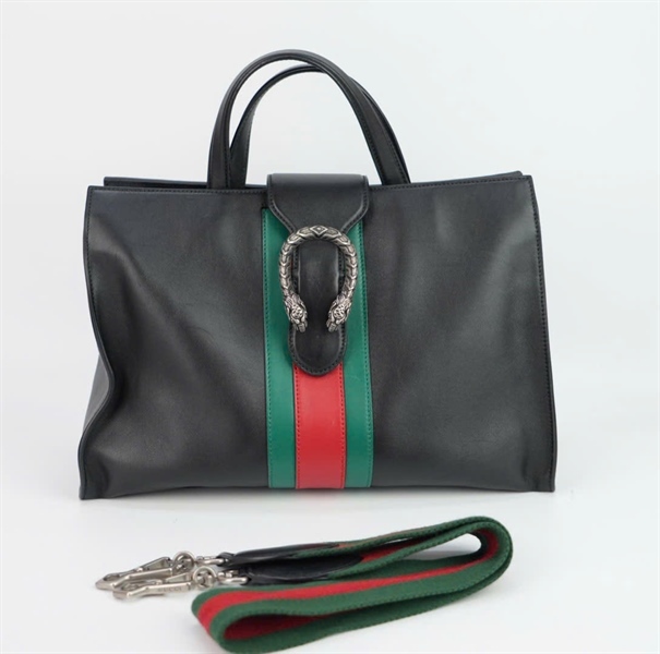 Túi GG đen đầu rồng size 35 KG+