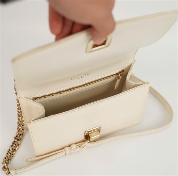 Túi Dior Woc màu trắng sz 21cm +