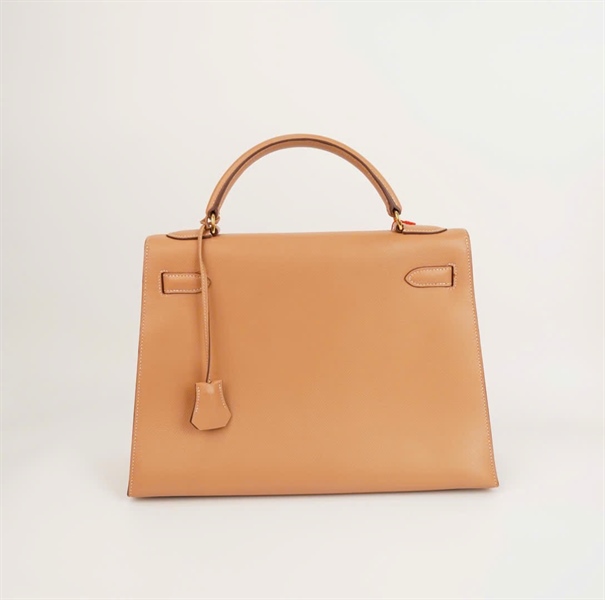 Túi Hermes nâu nhạt size 33 (BQ) KG+