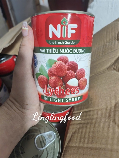 Vải Thiều Nước Đường NIF 560Gr