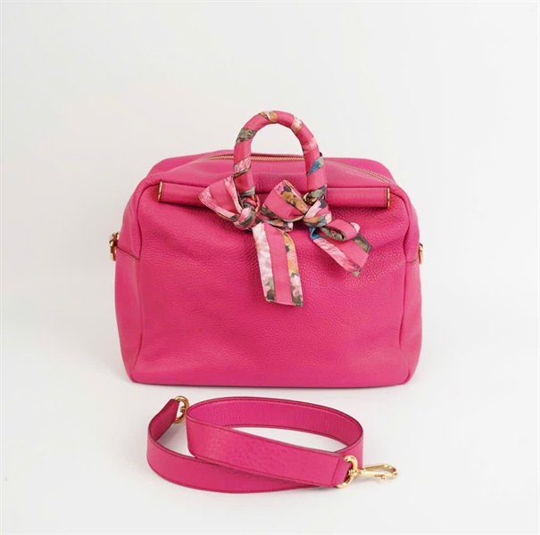 Túi D&G hồng sz28 +