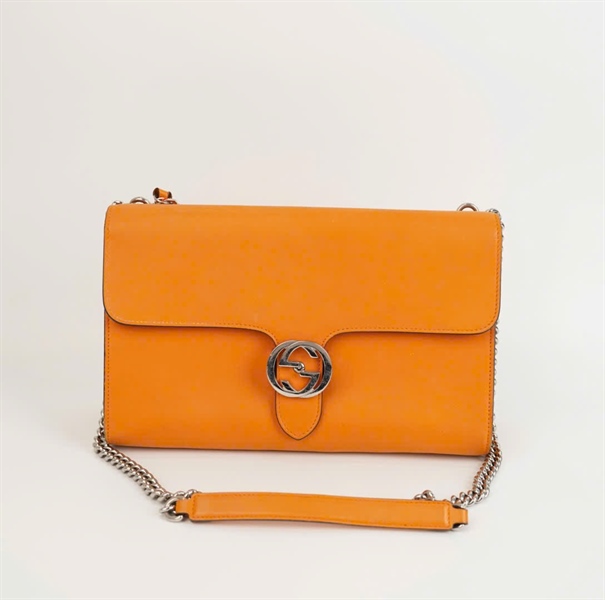 Túi GG pre-owned màu nâu vàng size 30 (BQ) KG+