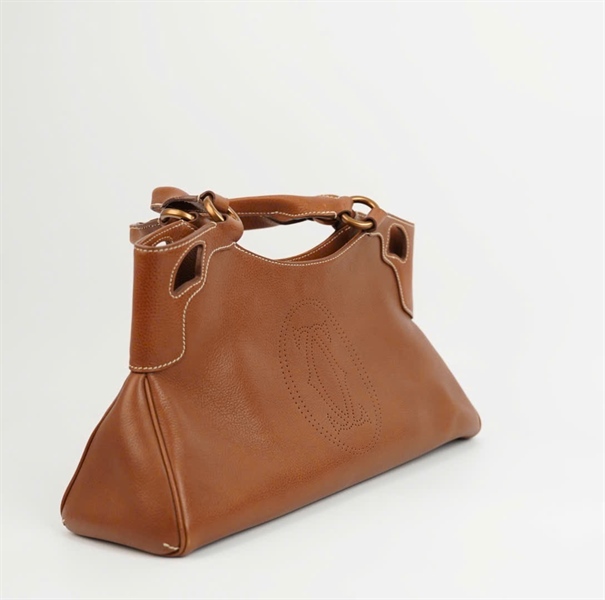 Túi Cartier màu nâu sz35 KG +