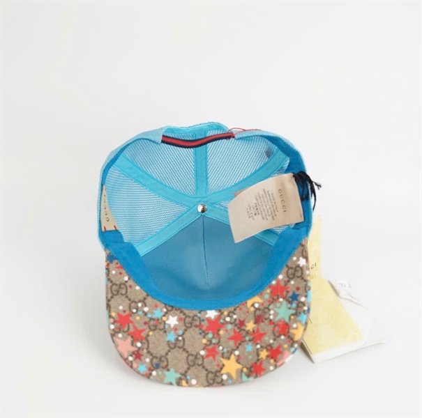 Nón GG lưới xanh họa tiết KG+