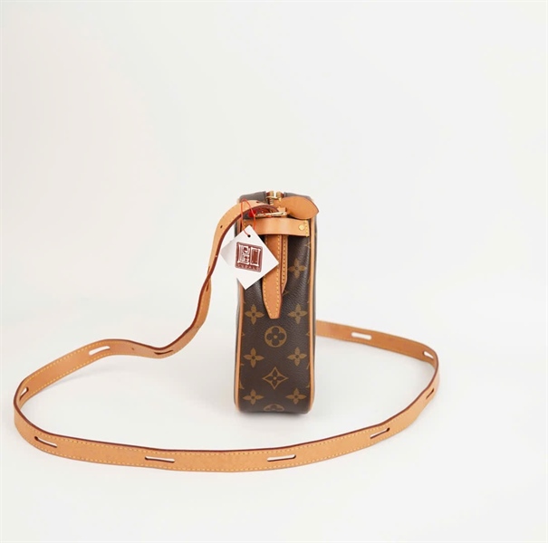 Túi LV Heart hoa nâu +