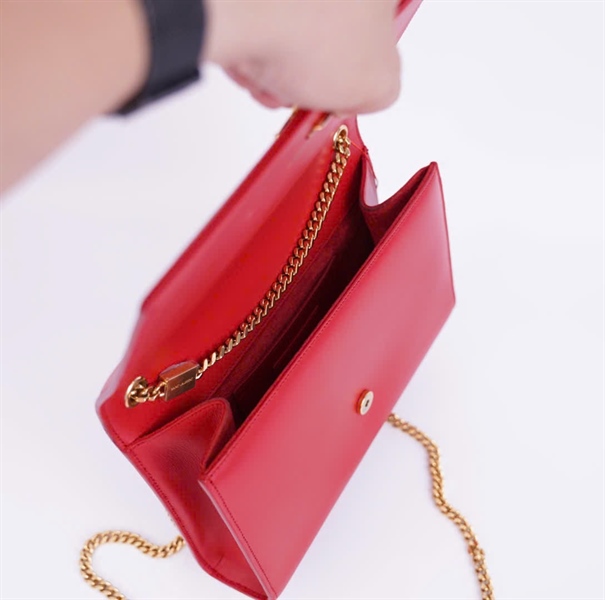 Túi YSL màu đỏ size 24 (BQ) KG+