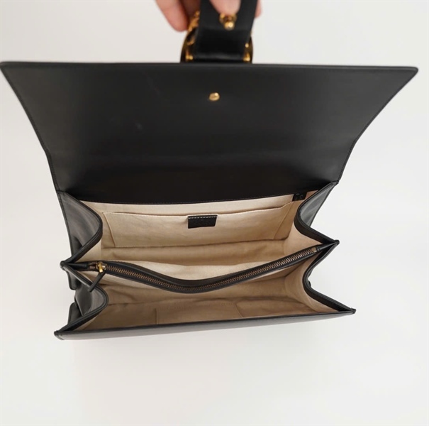 Túi GG Dionysus đen quai trúc 2 strap size 33 (BQ) KG+