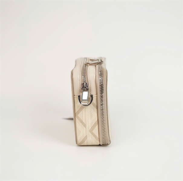 Túi Dior Zipped Pouch màu trắng size 17 (BQ) KG+