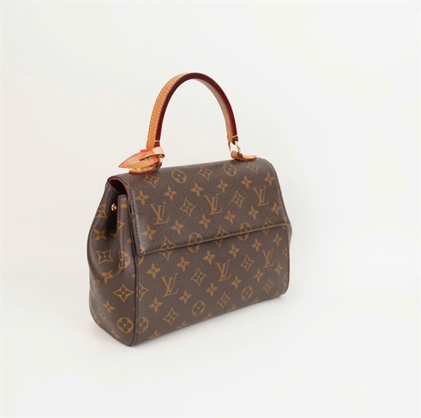 Túi LV Cluny hoa nâu lòng hồng sz 25 +