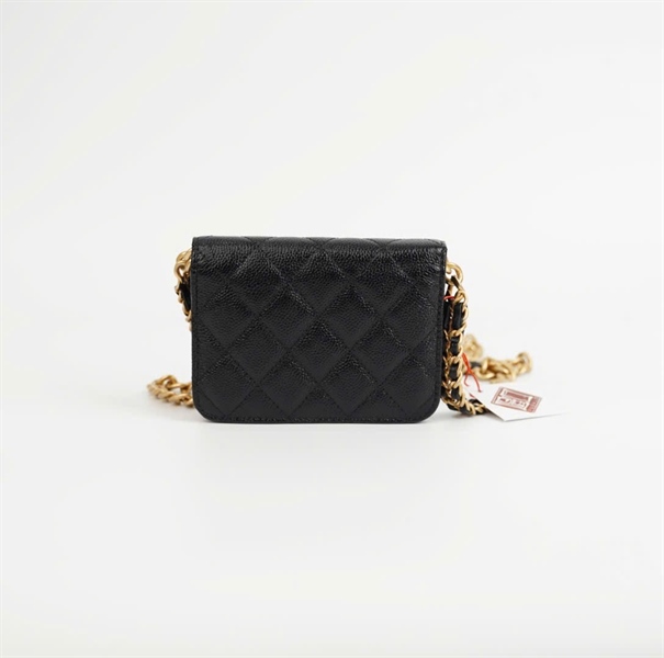 Túi Chanel đen dáng ví (31963728) sz12 +