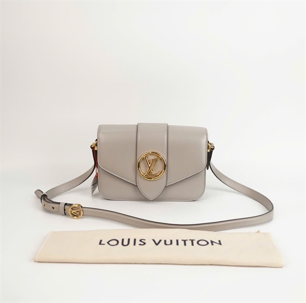 Túi LV Pont 9 xám size 23 +