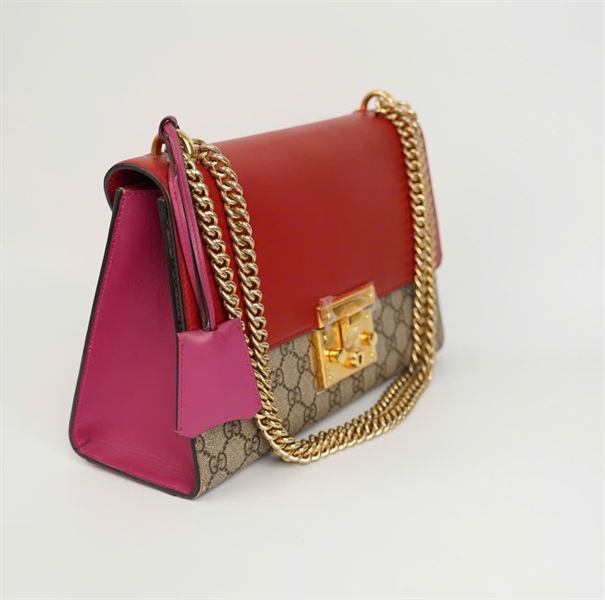 Túi GG Padlock nắp đỏ size 30 (IO19241743) (BQ) KG+