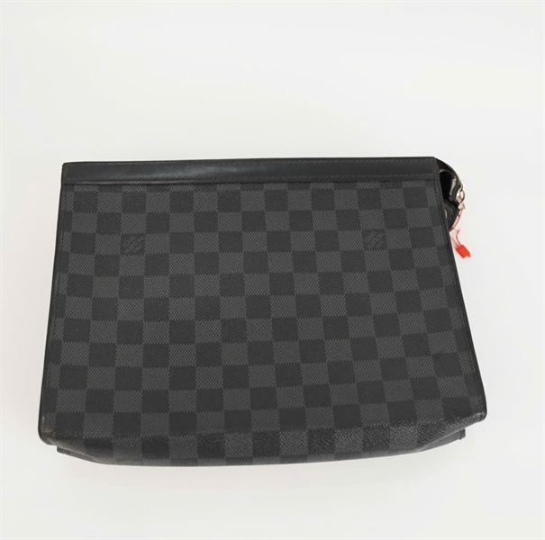 Túi LV Clutch ô vuông đen size 26 (BQ) KG+