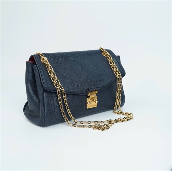 Túi LV hoa xanh đen lòng đỏ TR5106 sz26 (BQ) KG+