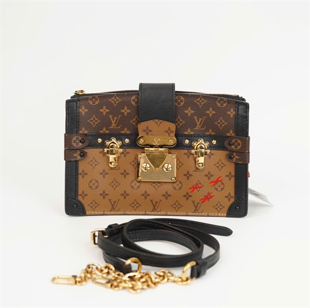 Túi LV trunk hoa nâu size 21 (BQ) KG+