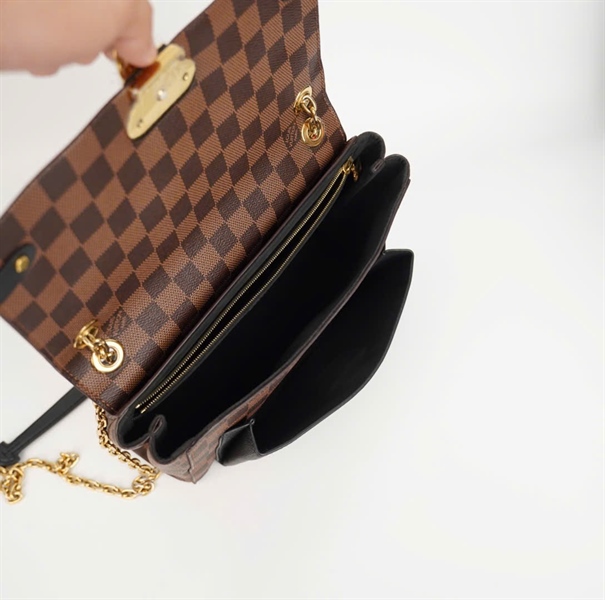 Túi LV Vavin ô vuông nâu phối đen size 26 (BQ) KG+