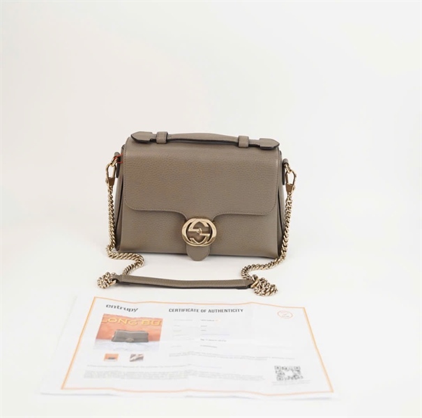 Túi GG màu xám sz 26cm KG+