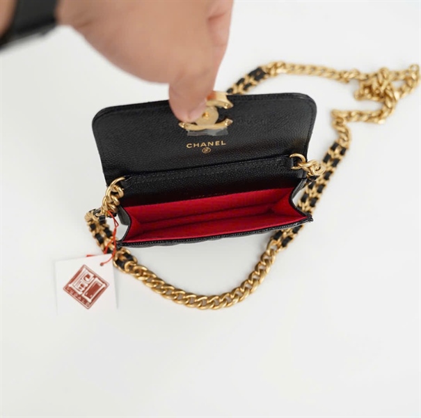 Túi Chanel đen dáng ví (31963728) sz12 +