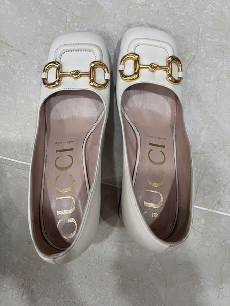 Giày GG 1955 màu trắng sz38 cao 8 phân KG +