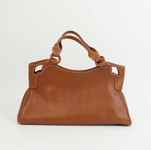 Túi Cartier màu nâu sz35 KG +