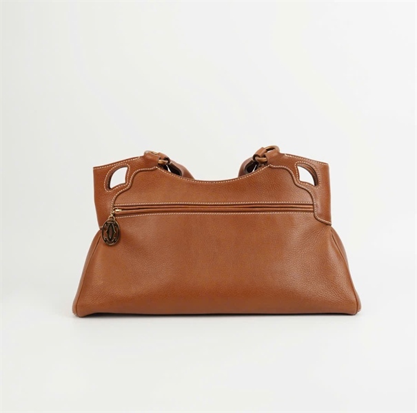 Túi Cartier màu nâu sz35 KG +