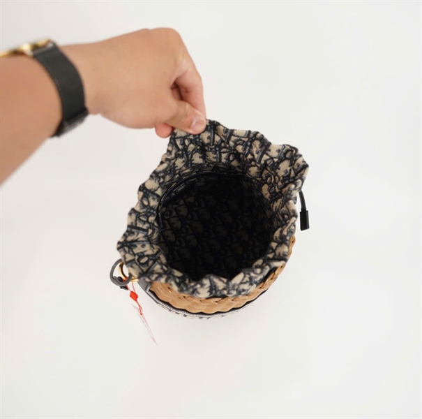 Túi Dior Bucket đan cối (CODE 63-MA-1210) +