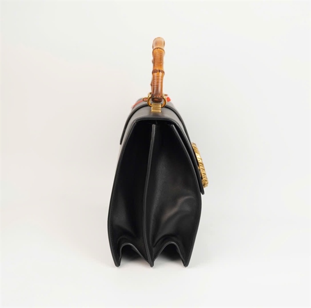 Túi GG Dionysus đen quai trúc 2 strap size 33 (BQ) KG+