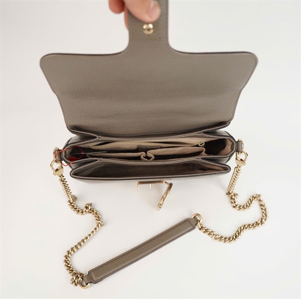 Túi GG màu xám sz 26cm KG+