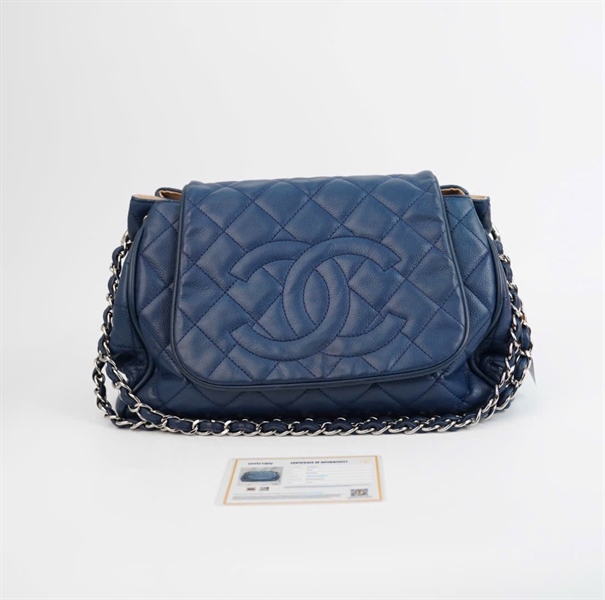 Túi Chanel xanh đậm KG+