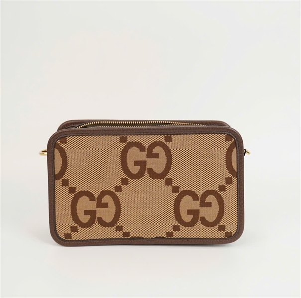 Túi GG Jumbo nâu (new) sz 22 +