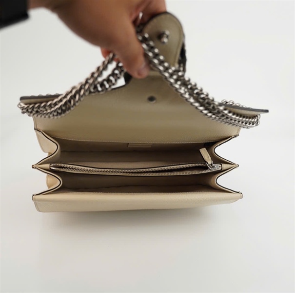 Túi GG Dionysus màu trắng sữa sz28 KG +