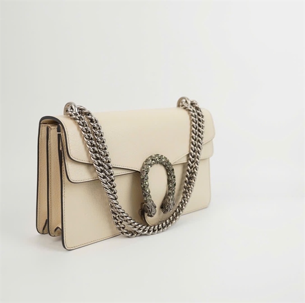 Túi GG Dionysus màu trắng sữa sz28 KG +