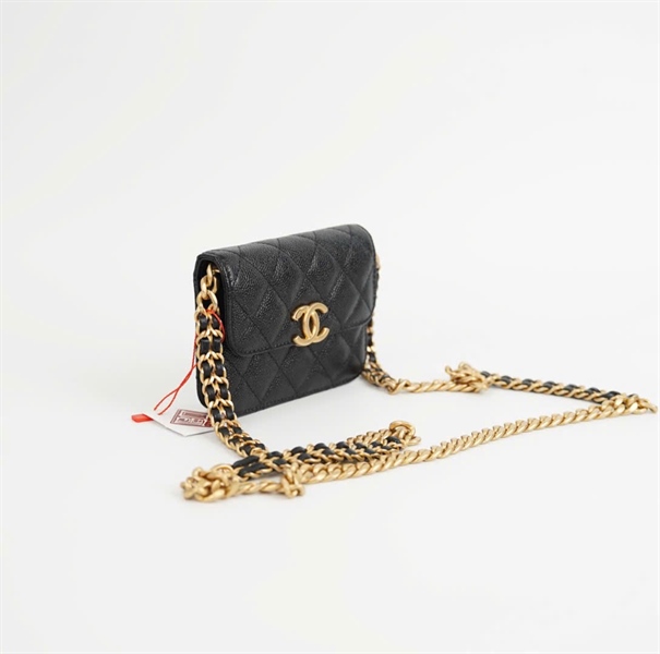 Túi Chanel đen dáng ví (31963728) sz12 +