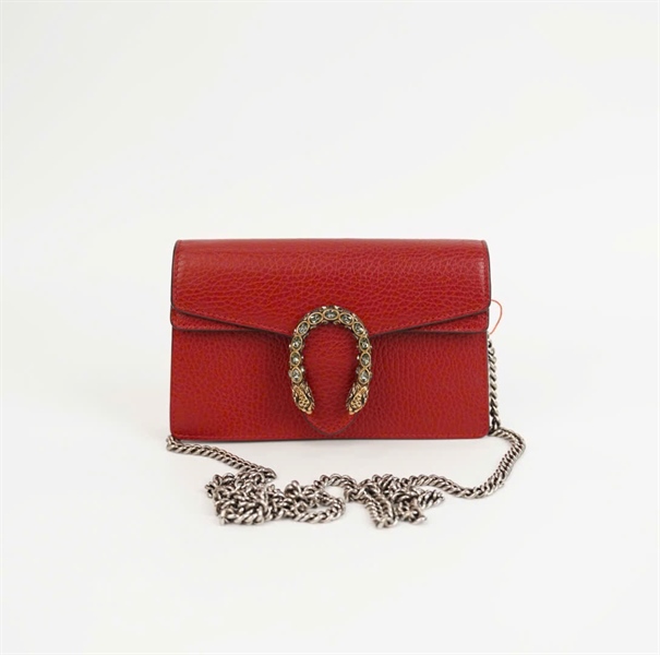 Túi GG Dionysus màu đỏ size 16 (BQ) KG+