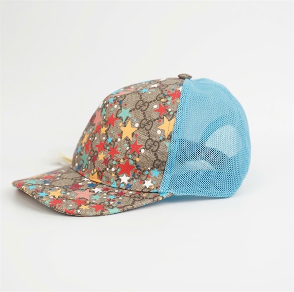 Nón GG lưới xanh họa tiết KG+