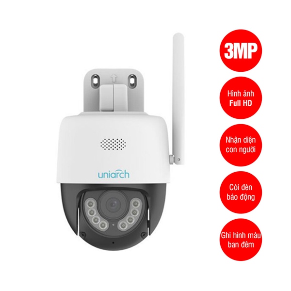 Camera ip wifi 3Mp xoay UNIARCH UHO P1A M3F4D