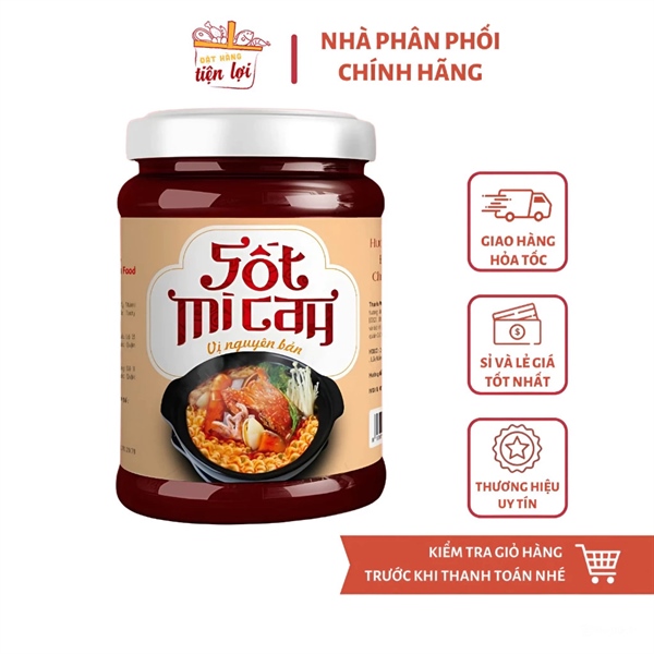 Sốt mì cay Sauce Spicy Noodle - 1.2Kg