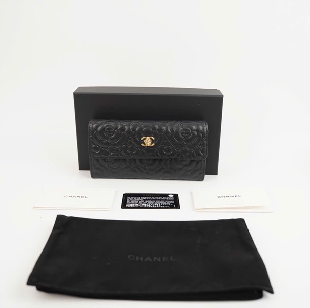 Ví Chanel hoa trà đen (code 22892452) +