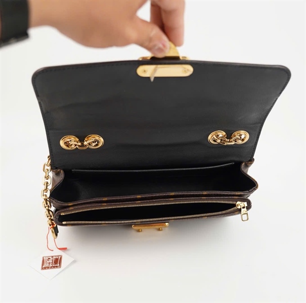 Túi LV Marceau hoa nâu sz18 +