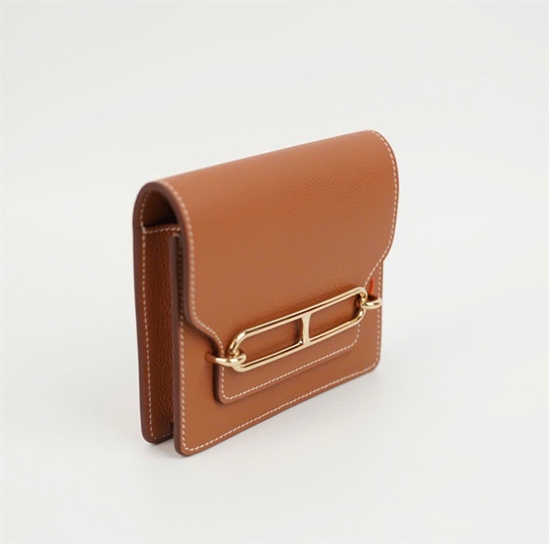 Ví Hermes Gold màu nâu sz12 +